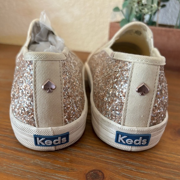 Kate Spade x Keds glitter slip ons - Picture 3 of 5